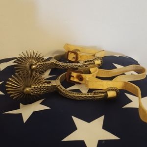 Antique Chilean Brass Spurs